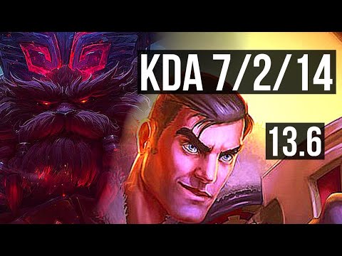 ORNN vs JAYCE (TOP) | 7/2/14, 500+ games | KR Master | 13.6