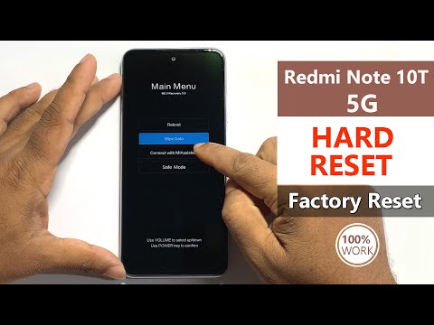 How to Hard Reset Xiaomi Redmi Note 10T 5G | Redmi Note 10T Hard Reset/Forgot Password/Factory Reset