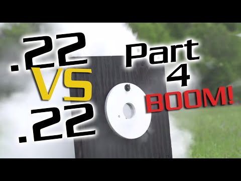 .22 vs .22 Part 4 Outdoors at 50 yards