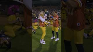 Travis Kelce and Taylor Swift Play Banana Ball?! #savannahbananas #taylorswift #superbowl