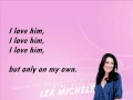 Glee- On My Own lyrics 