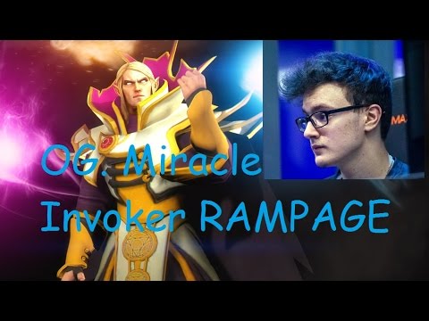 Dota 2 BEaPRO - OG.Miracle Invoker RAMPAGE 1vs9 Highlights (6.86) BEaPRO