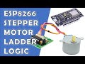10 Programming Stepper Motors ESP8266 FLProg Ladder Logic