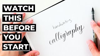 Calligraphy for Absolute Beginners: The Only Video You Need!