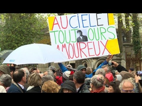 Obsèques de Jacques Higelin au Père-Lachaise