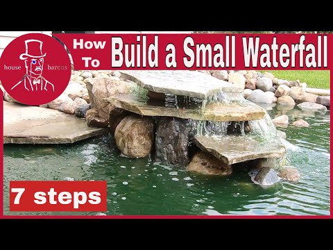 How to Build a Small Waterfall Pond in the Backyard
