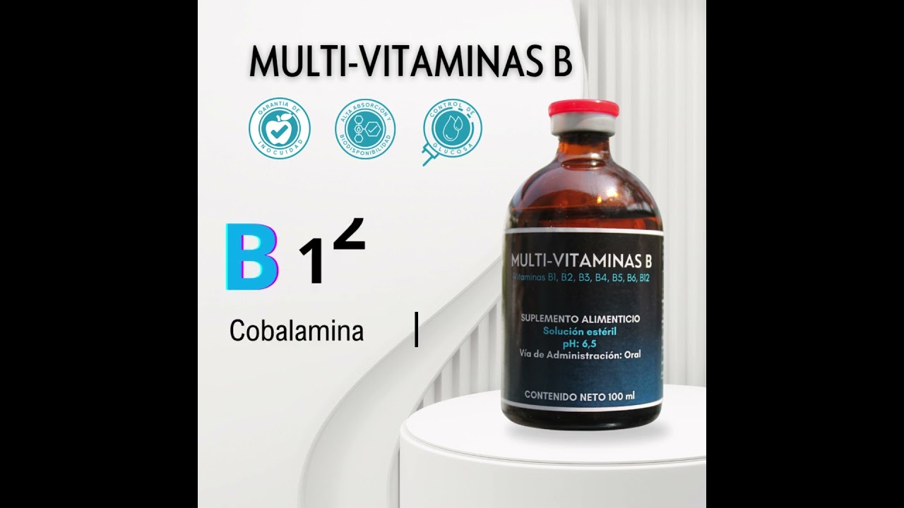 Multi vitaminas B con voz