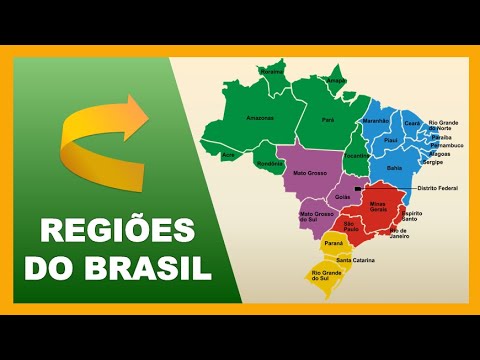 Regiões do Brasil | Localização dos estados | Mapa do Brasil
