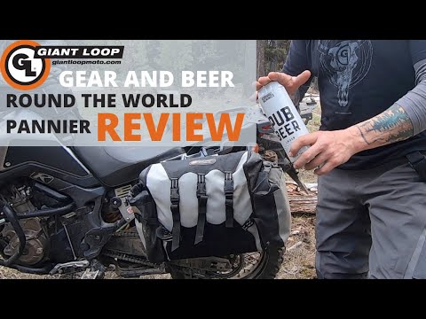 GIANT LOOP ROUND THE WORLD PANNIER REVIEW. GEAR AND BEER THURSDAYS