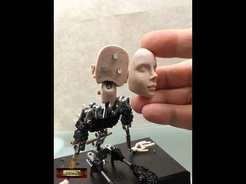 0030 Cat Stop Motion Puppet Face Replacement System - MOREZMORE