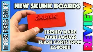 Reviewing an Atari Jaguar Flashcart - New Skunkboard v3 from Zaxon 2018
