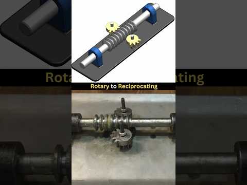 Rotary to Reciprocating Mechanism 📌  #3ddesign #mechanical #mechanism #engineering #cad #mech #3d