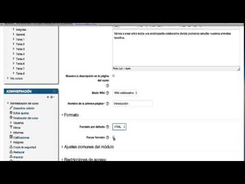 CREANDO UNA WIKI EN MOODLE