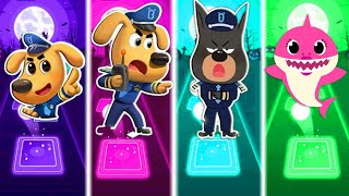 Sheriff Labrador 🆚 Sheriff Labrador  Team 🆚 BabyShark Who Is Best?
