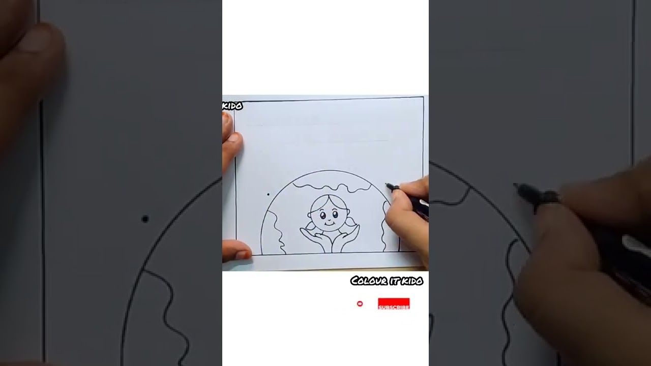 Save girl child | Save girl child Drawing easy | International day of girl child | Beti bachao