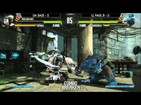 Killer Instinct Saucey Suite @ Combo Breaker 2015 - UA BASS vs LL Paul B [720p/60fps]