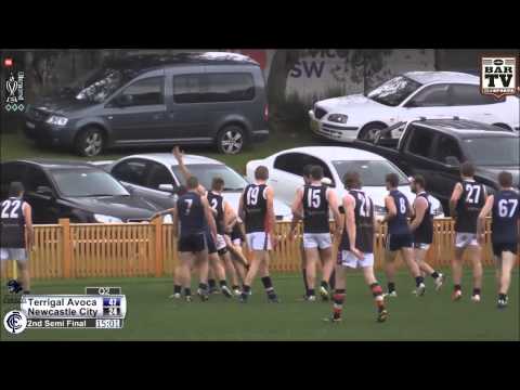 2014 BDAFL Semi Final 1 Full Replay 2nd Quarter - Terrigal Avoca v Newcastle City