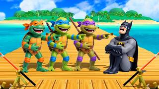 【マリオパーティ9】ミニゲーム対決！TMNTチーム（ミケランジェロ・レオナルド・ドナテロ）VS バットマン 4K (UHD)