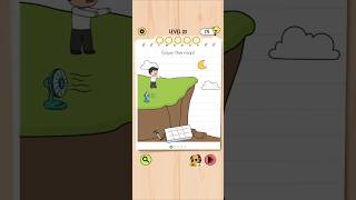 Brain Test 5 Level 20: Save the man! Walkthrough