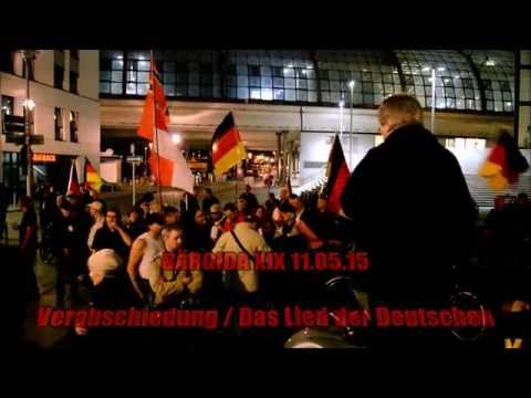 BÄRGIDA XIX - Verabschiedung/ Das Lied der Deutschen - PEGIDA Berlin 11.05.15