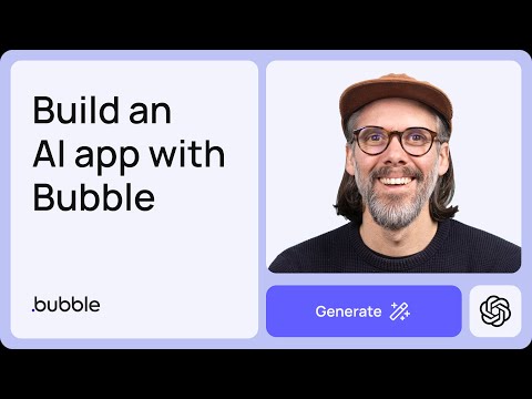 Bubble.io platform overview video thumbnail