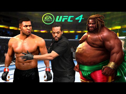 UFC 4 l Mike Tyson vs. Evil Sumo Fighter (EA SPORTS UFC 4) mma wwe