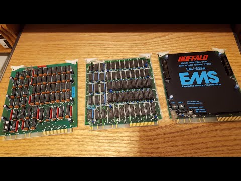 PC-9801UV2: Upgrading the Memory to 640k with C-bus Cards