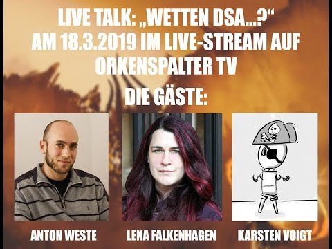 Live-Talk "Wetten DSA...?" (Teil 1)  mit Lena Falkenhagen, Anton Weste und Karsten Voigt