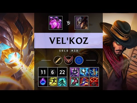 Vel'Koz Mid vs Twisted Fate - EUW Grandmaster Patch 25.13