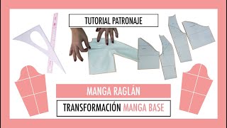 #5 Patronaje manga raglán