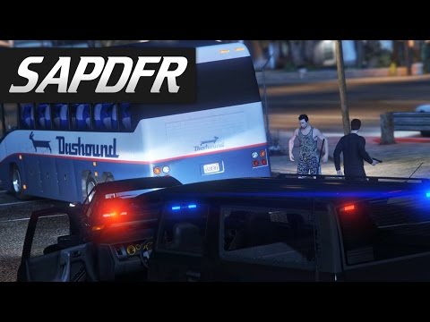 SAPDFR E53 - Can We Stop a Stolen Bus? | Polecat Runs