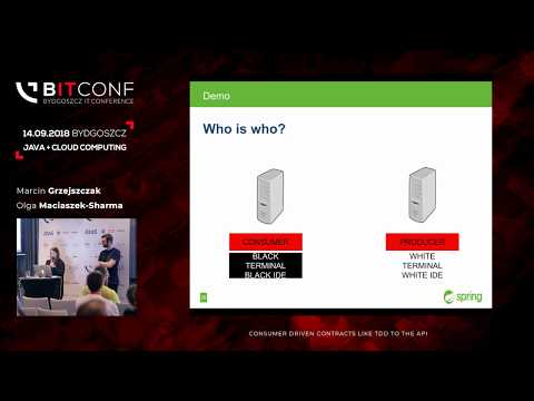 bITconf 2018 - Consumer Driven Contracts like TDD to the API