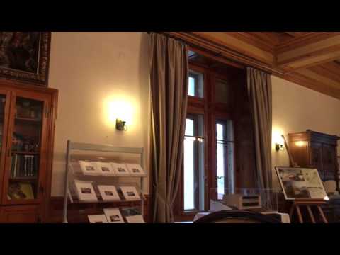 中高留学:レザン・アメリカン・スクール(LAS)の応接室【スイス留学.com】