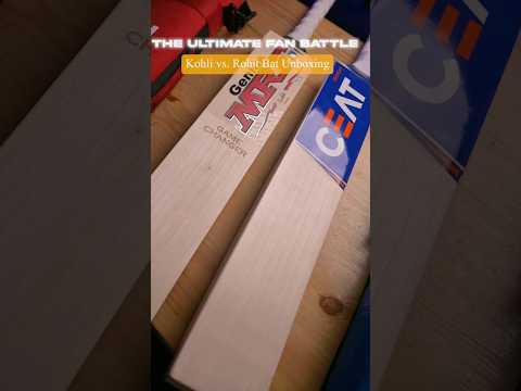 kohli vs Rohit sharma bat unboxing#englishwillowbat #cricketshorts #ipl#viratkohli #rohitsharma #rcb