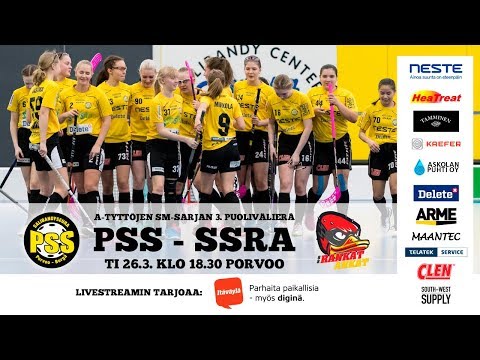Salibandyn A-tyttöjen SM-sarjan 3. puolivälierä: PSS - SSRA