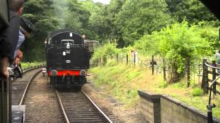 preview picture of video 'BR Standard 4MT 2-6-0 76084 arrivig into Weybourne'