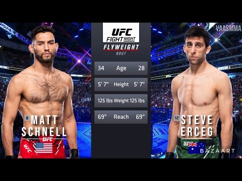 Matt Schnell vs Steve Erceg full fight