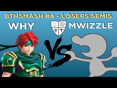BTHSmash #4 - Why (Roy) vs MWizzle (G&W) - Losers Semis - Smash 4