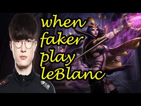 SKT T1 #Faker  Le Blanc VS Lissandra mid lane