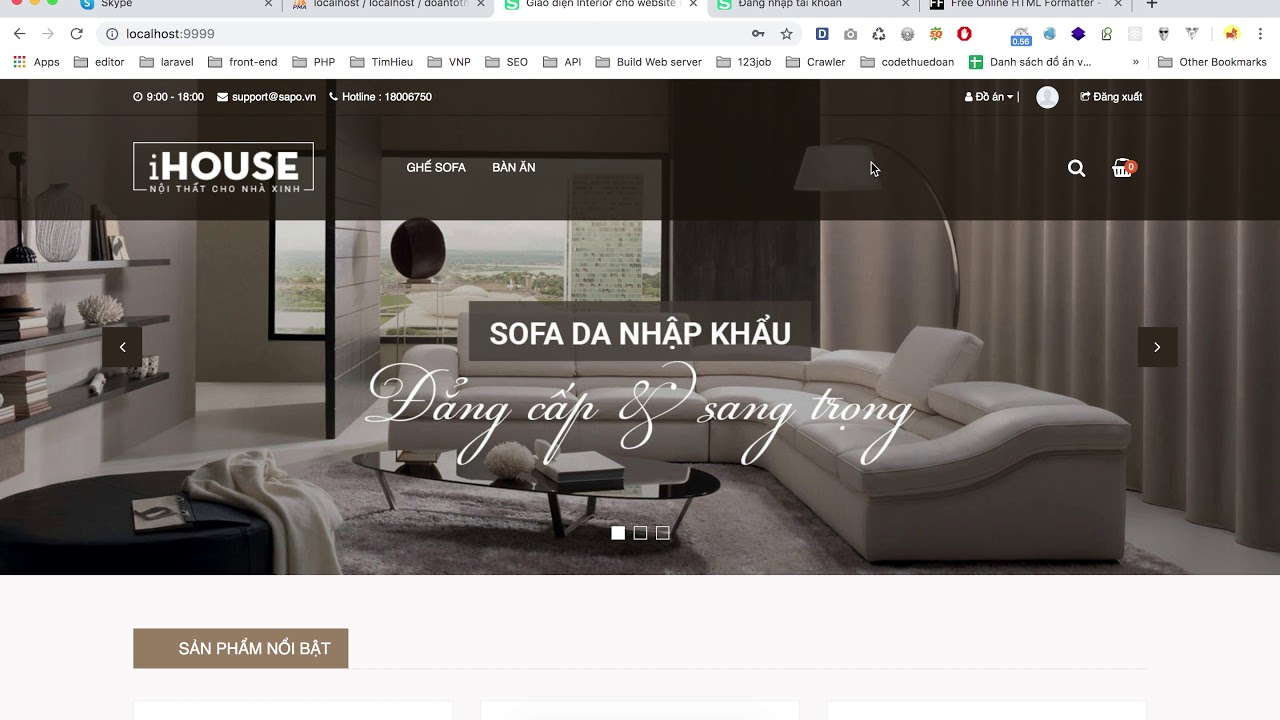 [Đồ án tốt nghiệp] - Website nội thất page 1