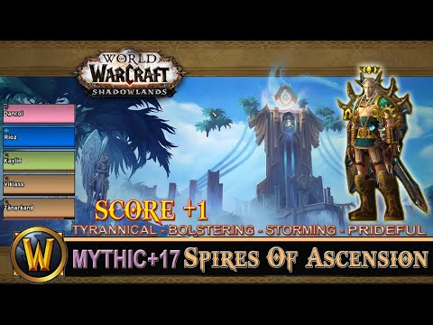 Spires Of Ascension Mythic 17 Tyrannical Bolstering Storming Prideful Prot Paladin Shadowlands