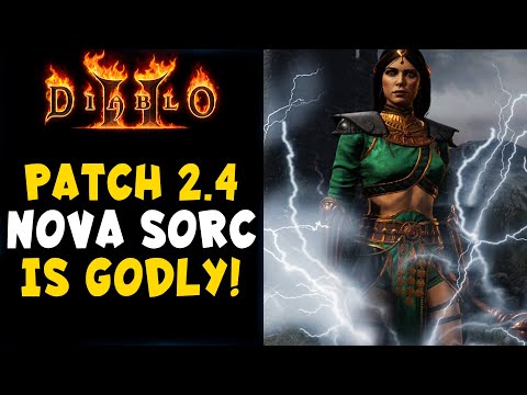 Patch 2.4 Buffed Nova Sorceress is GODLY in Diablo 2 Ressurected / D2R