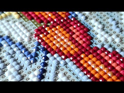 Double Satisfying & Relaxing ASMR Diamond Painting Compilation - No Talking - Real Speed 