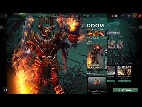 Best custom Doom skin set in the Marketplace | Dota 2