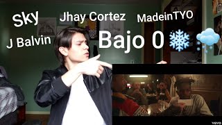 Sky, J. Balvin, Jhay Cortez - ft. MadeinTYO “Bajo Cero” (Reaccion)