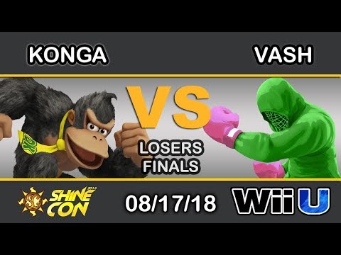 Shine Con 2018 - KoL | Konga (Donkey Kong) Vs. Vash (Little Mac) Losers Final - Smash 4