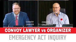 CONVOY LAWYER TESTIFY ORGANIZER - Emergency Act Commission Investigation #canada #ottawa