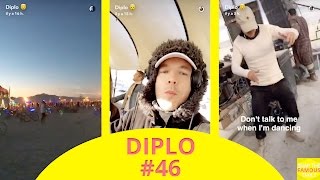 Diplo at the Burning Man gathering in Black Rock City (Nevada) - snapchat - september 1 2016