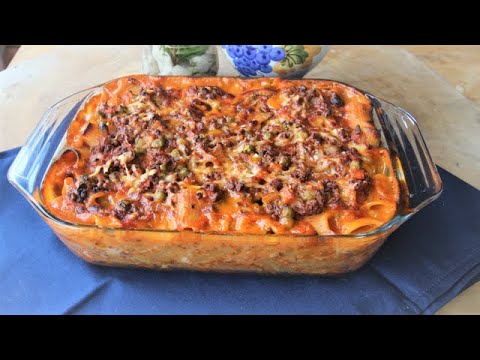 PASTA AL FORNO DELLA DOMENICA ricetta della pasta al forno con ragù bolognese Maccheroni al forno