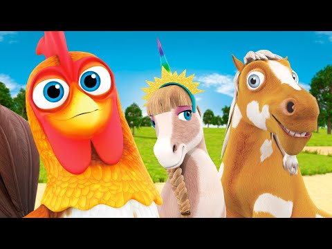 Il Pinguino E La Gallina e Altre Canzoni Divertenti della Fattoria | La Fattoria Di Zenon
